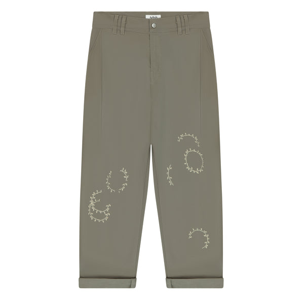 Adish - Men's Nafnuf Cotton Chino Pants - (Grey)