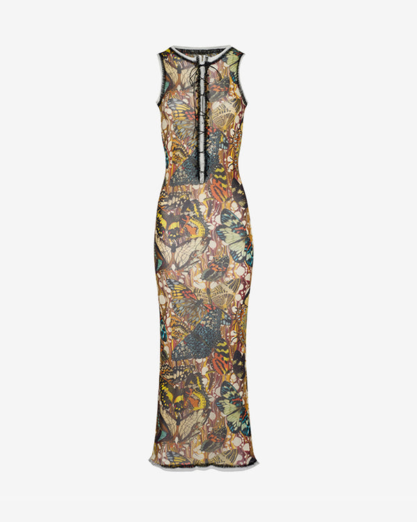 Jean Paul Gaultier - Women's Mesh Dress - (Yellow/Multi)