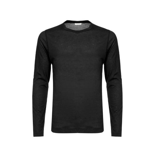 Dries Van Noten - Men's Long Sleeve T-Shirt - (Black)