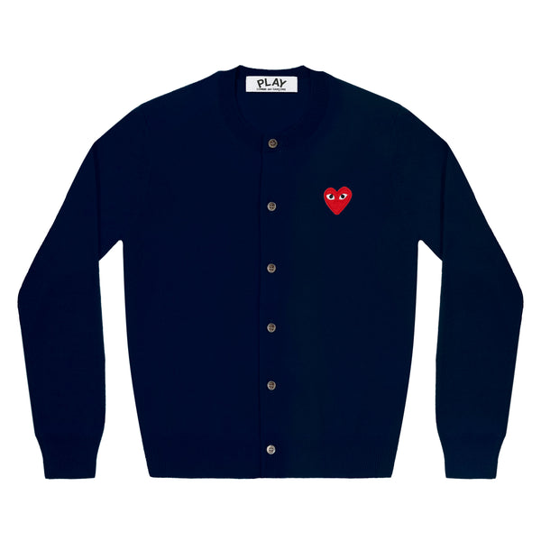 Play - Red Cardigan - (Navy)