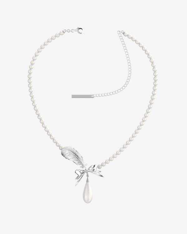 Shushu Tong - Women's Teardrop Necklace - (Silver)