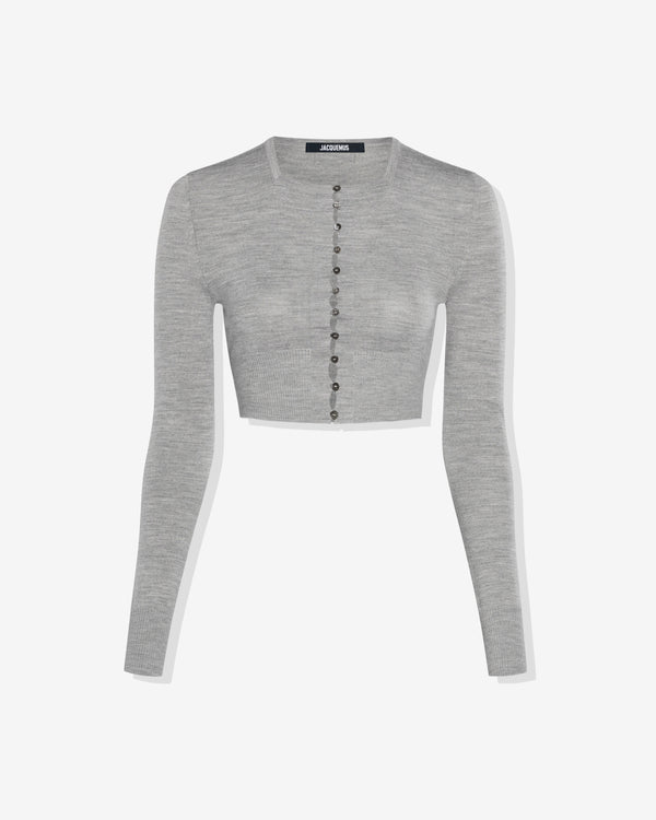 Jacquemus - Women's Le Cardigan Spiagga - (Grey)