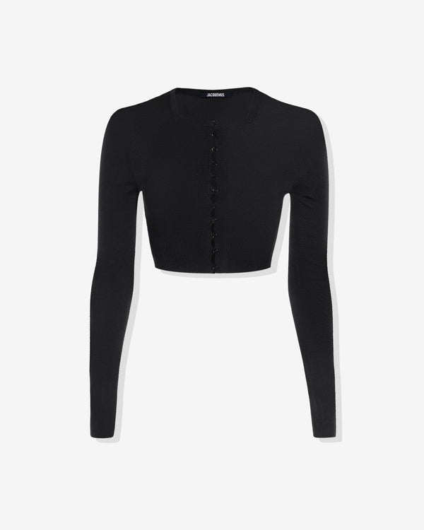 Jacquemus - Women's Le Cardigan Spiagga - (Black)