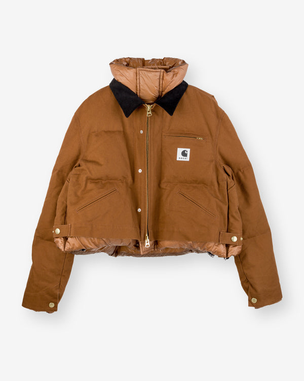 Sacai - Women's Carhartt WIP Canvas Puffer Jacket - (Dark Beige)