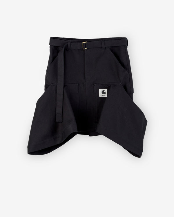 Sacai - Women's Carhartt WIP Canvas Skirt - (Black)