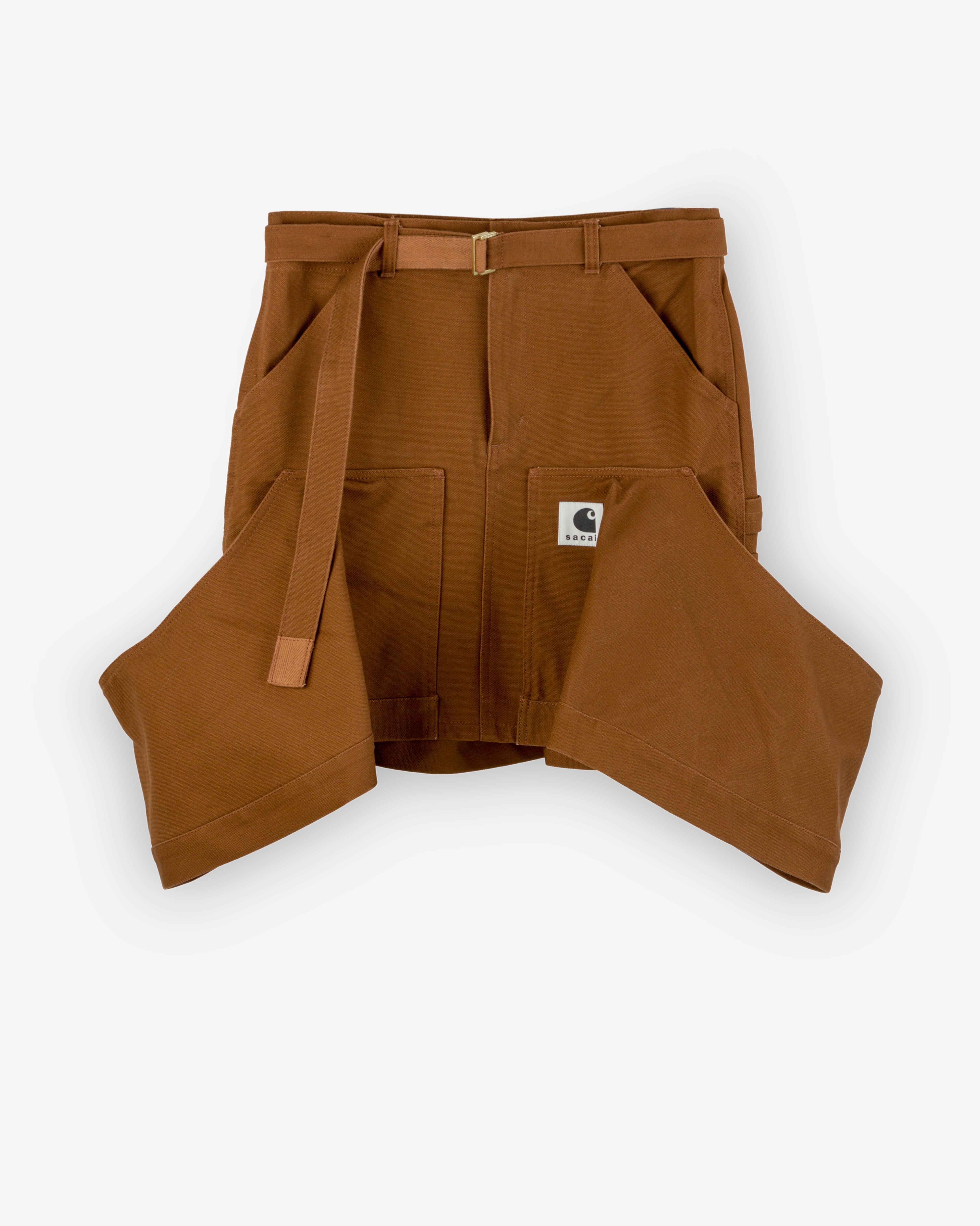 Sacai: Women's Carhartt WIP Canvas Skirt (Dark Beige) | DSMNY E-SHOP
