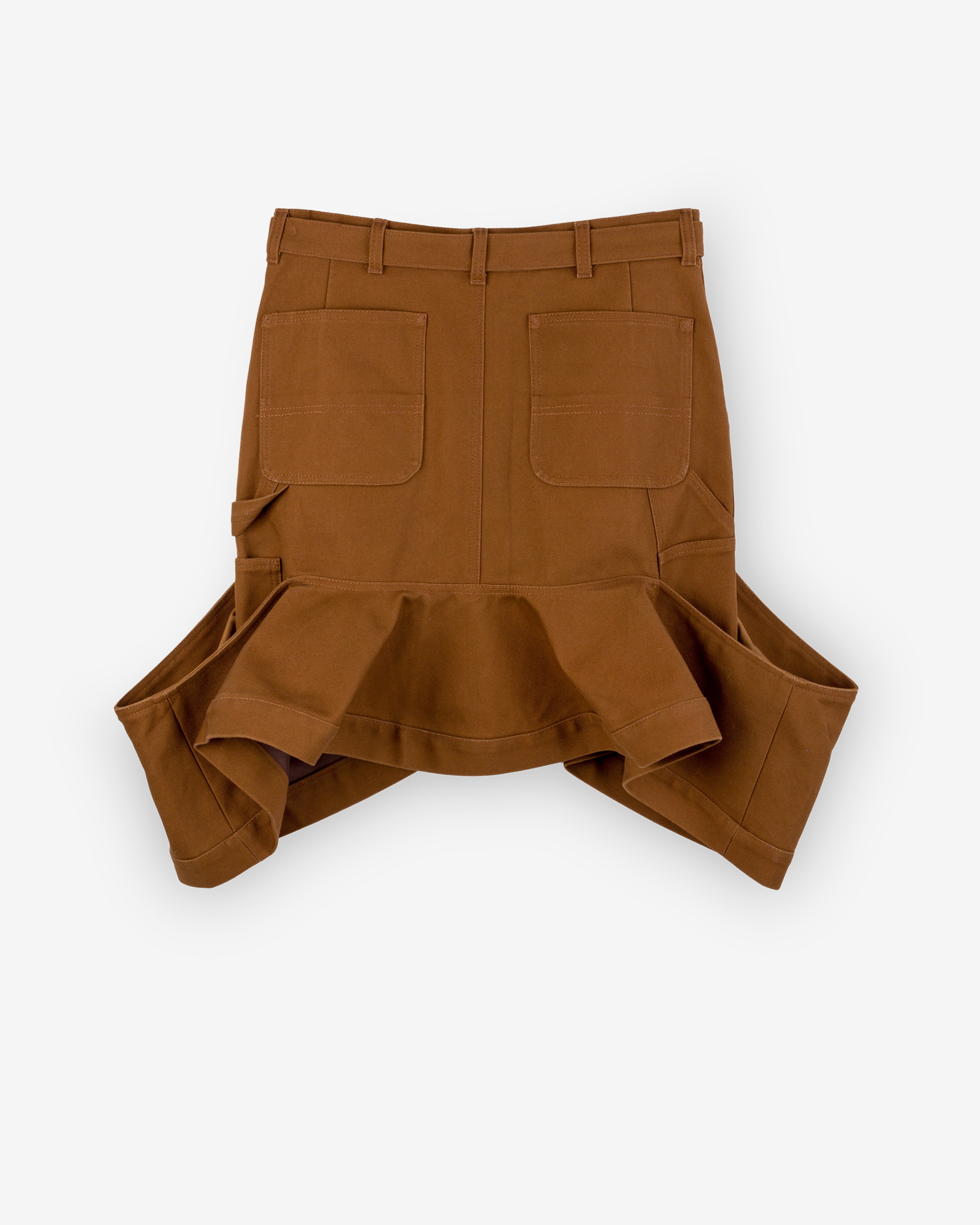 Sacai: Women's Carhartt WIP Canvas Skirt (Dark Beige) | DSMNY E-SHOP