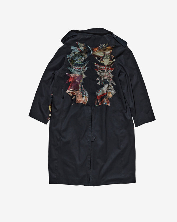Carolina Sarria - Hidden Geisha Trench Coat - (Black)