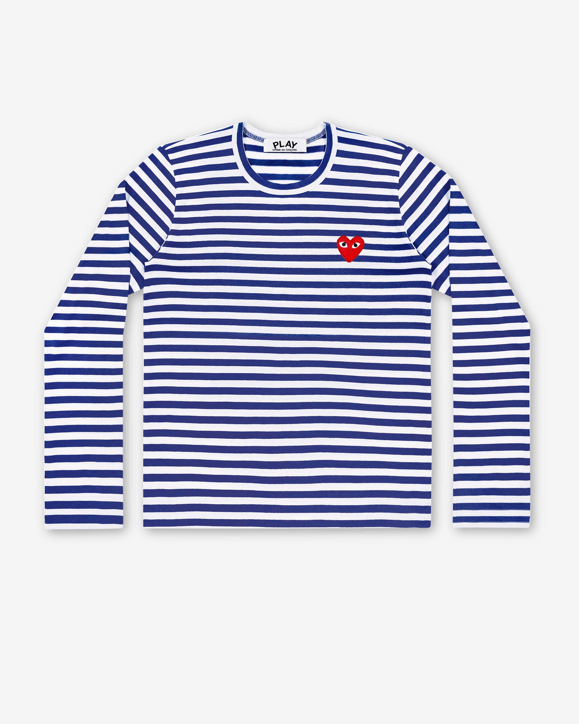 Play Comme des Garçons: Striped T-Shirt (Blue/White) DSMNY E-SHOP
