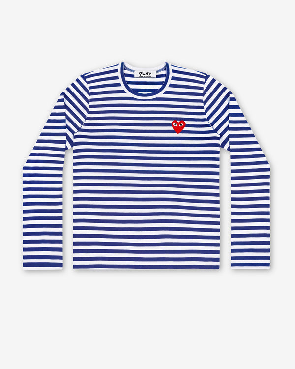 Play Comme des Garçons - Striped T-Shirt - (Blue/White)