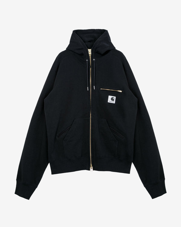 Sacai - Men's Carhartt WIP Cotton Jersey Hoodie - (Black)