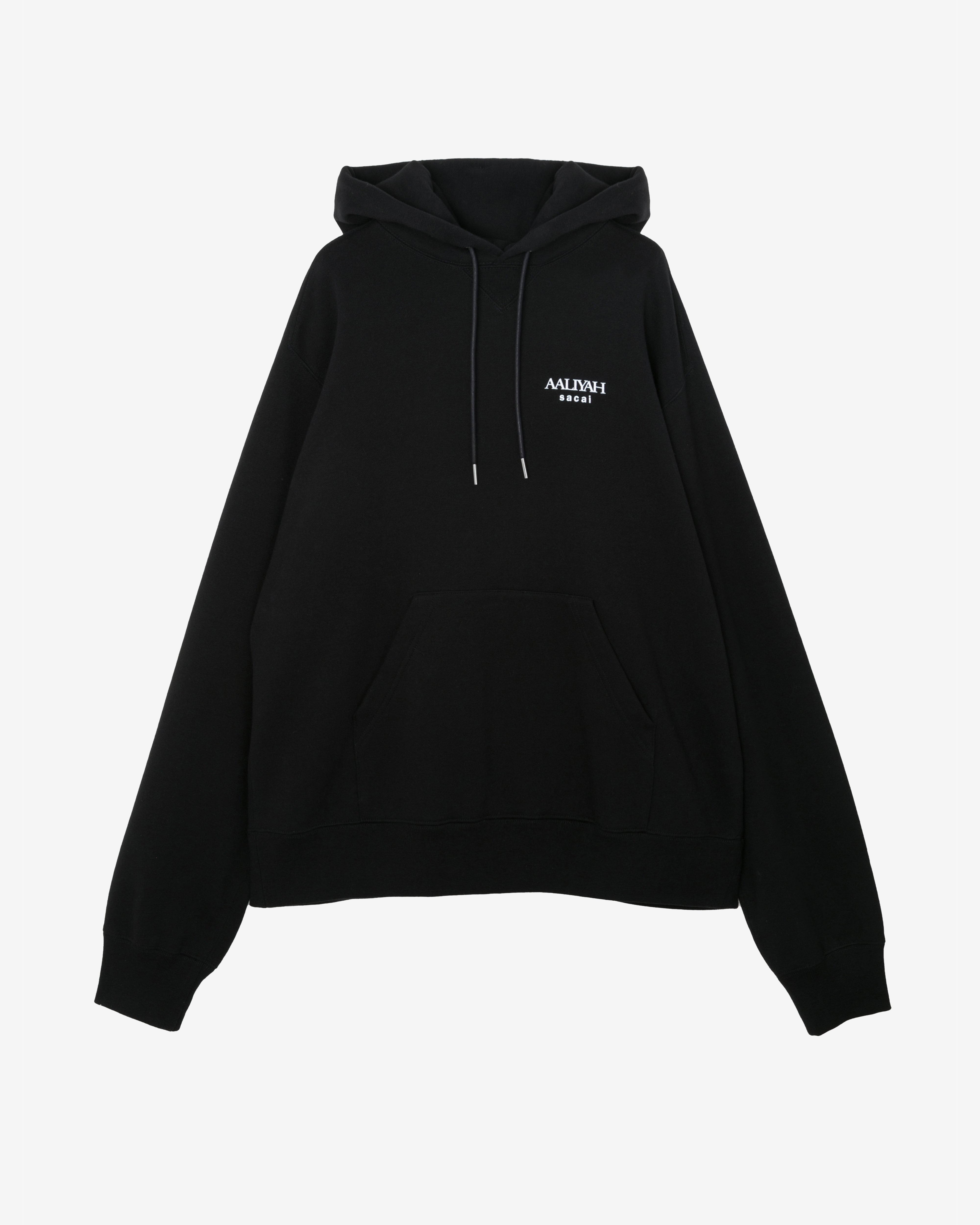 Sacai: Aaliyah Hoodie (Black) | DSMNY E-SHOP