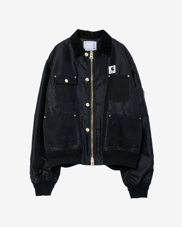 Sacai - Men's Carhartt WIP Canvas Work Jacket - (Black)