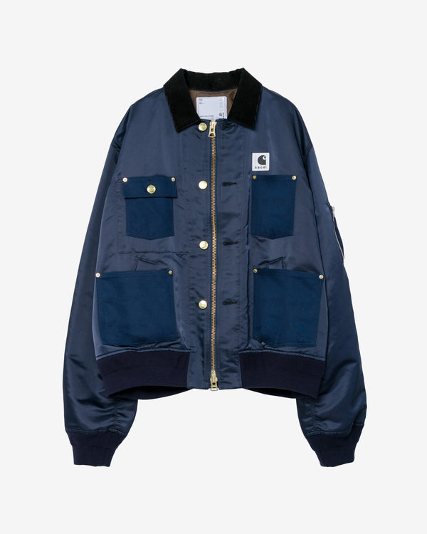 Sacai - Men's Carhartt WIP Canvas Work Jacket - (Blue)
