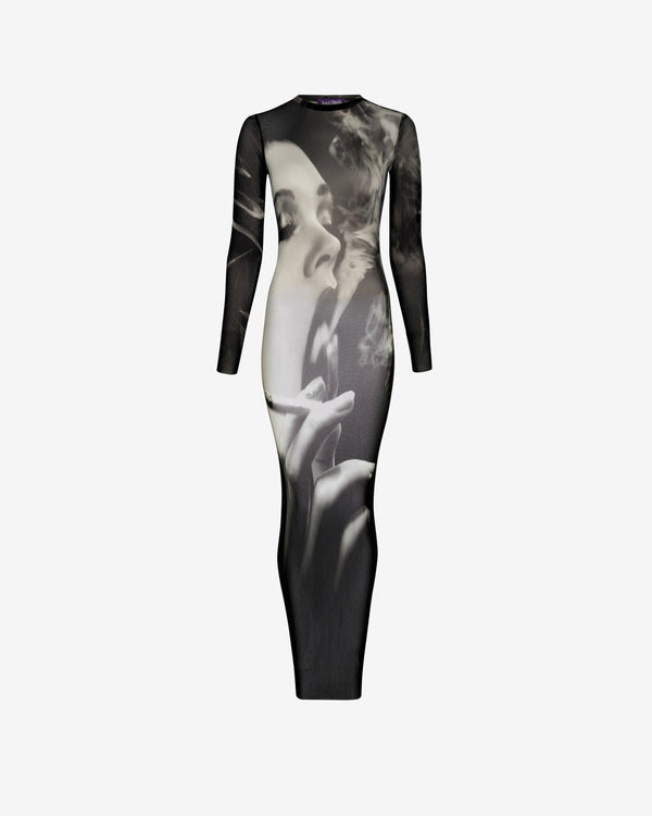 Jean Paul Gaultier - Women's Mesh Dress - (Black/Grey)