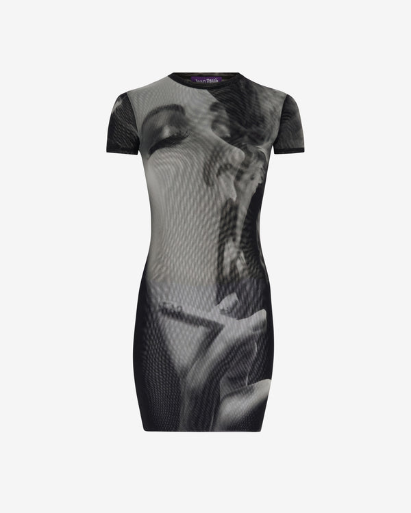 Jean Paul Gaultier - Women's Mesh Dress - (Black/Grey)