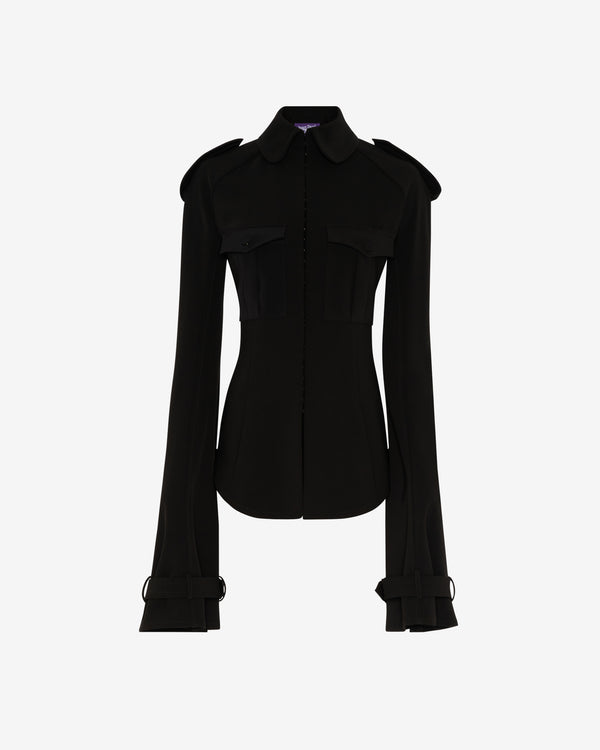 Jean Paul Gaultier - Women's Military Shirt - (Black)