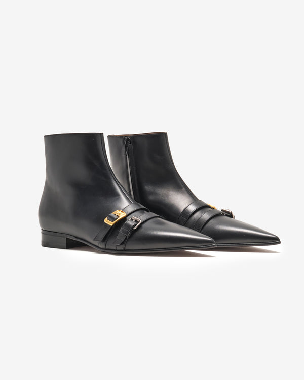 Valentino - Men's Mockers Calfskin Ankle Boots - (Black)