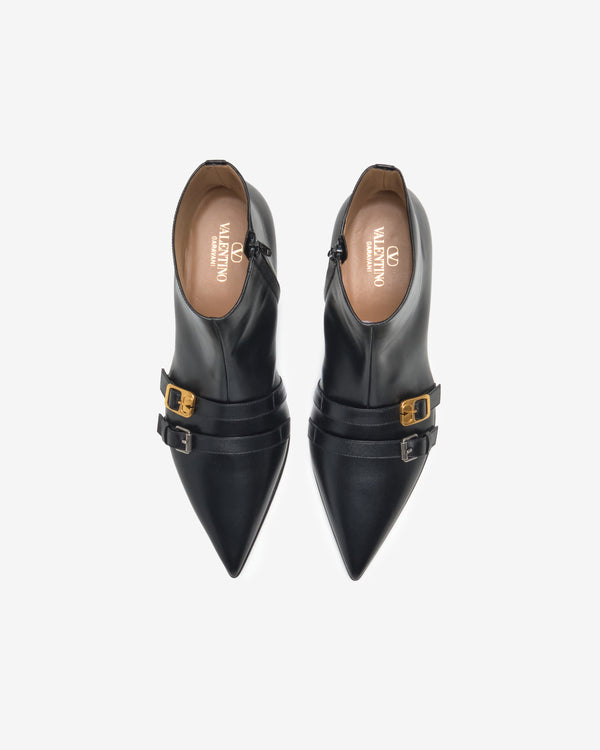 Valentino - Men's Mockers Calfskin Ankle Boots - (Black)