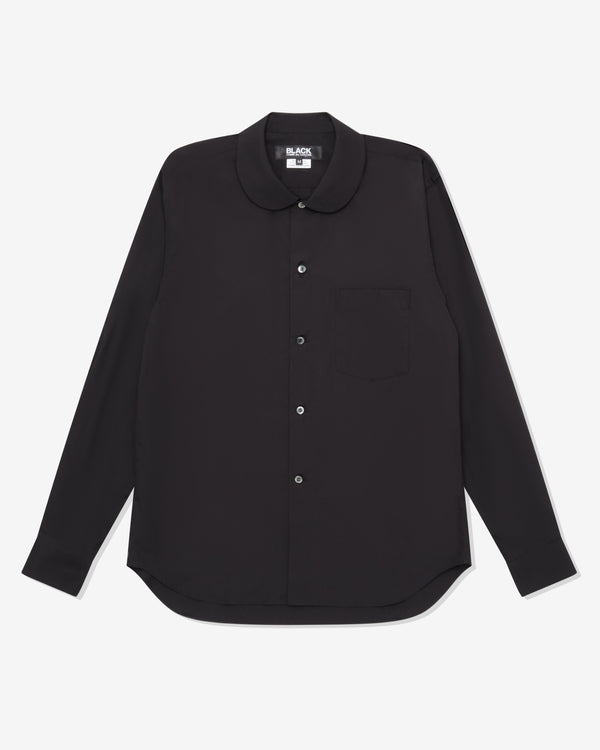 Black Comme des Garçons - Peter Pan Collar Blouse - (Black)