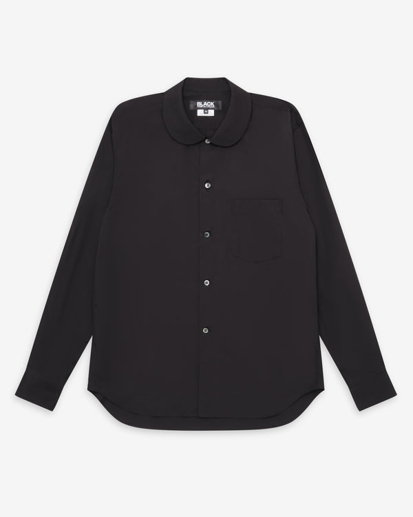 Black Comme des Garçons - Peter Pan Collar Blouse - (Black)