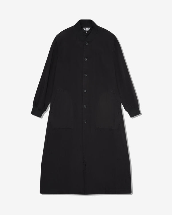 Black Comme des Garçons - Long Cupro Coat - (Black)