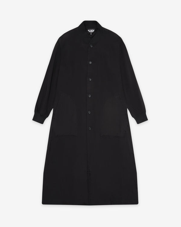 Black Comme des Garçons - Long Cupro Coat - (Black)