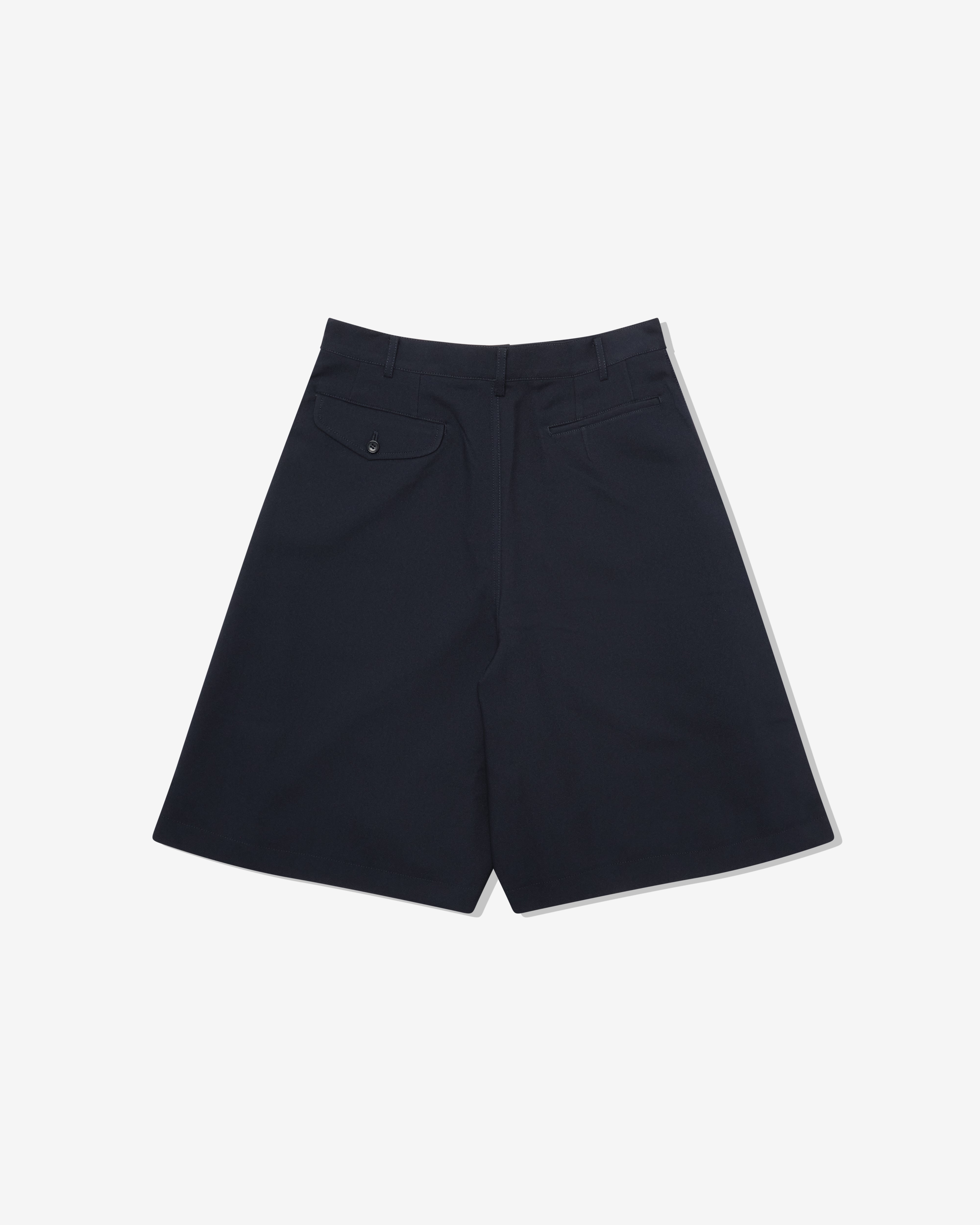 CDG Shirt: Men's Zip Shorts (Navy) | DSMNY E-SHOP