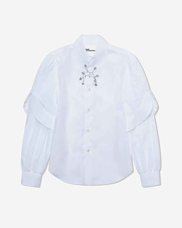 Noir Kei Ninomiya - Women's Star Chain Shirt - (White)