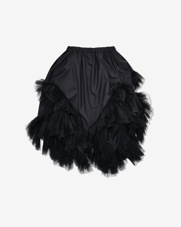 Noir Kei Ninomiya - Women's Ruffled Skirt - (Black)