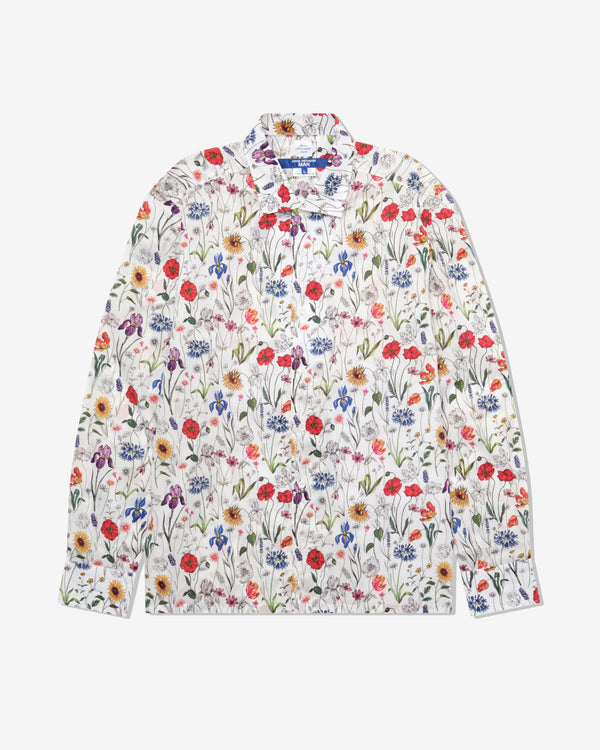 Junya Watanabe Man - Men's Floral Shirt - (White/Red/Purple)