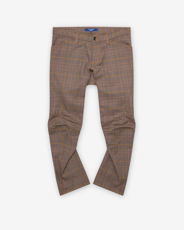 Junya Watanabe Man - Men's Check Pants - (Brown/Black/Yellow)