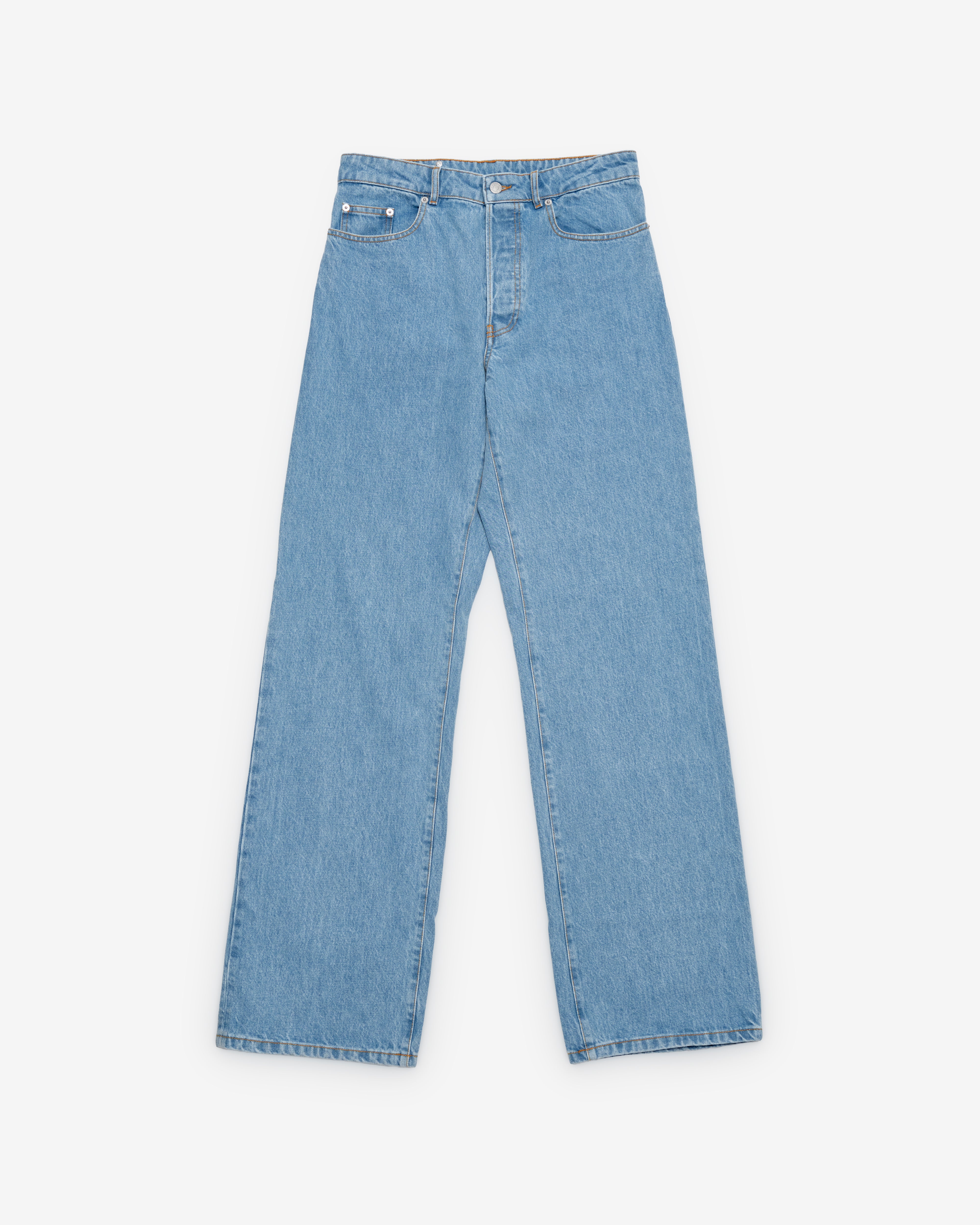 Dries Van Noten: Men's Peyter Den Pants (Light Blue) | DSMNY E-SHOP