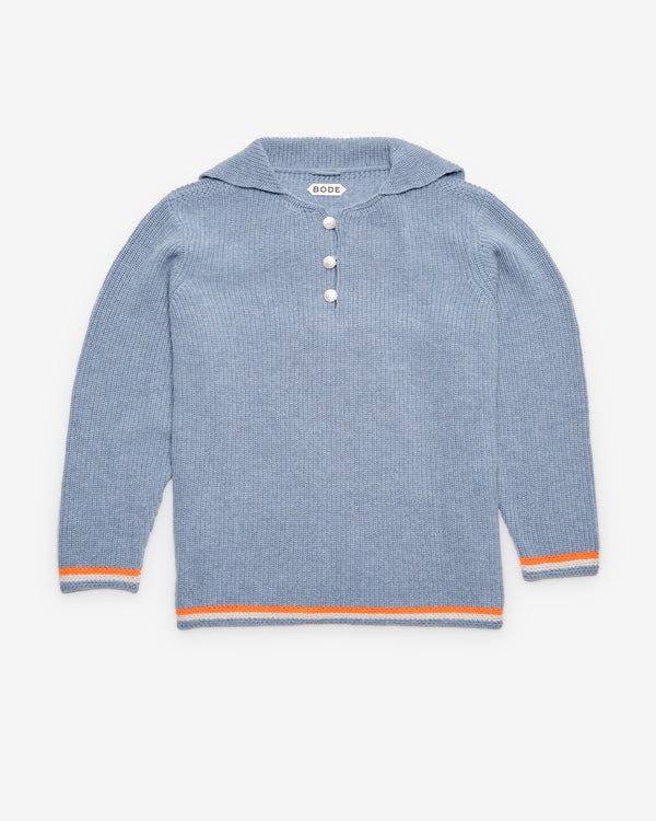 Bode - Men's Boat Deck Pullover - (Blue/Multi)