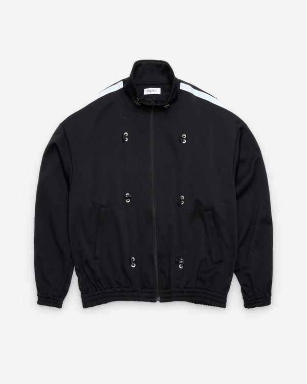 Kidill - Men's Draw Cord Track Top - (Black)