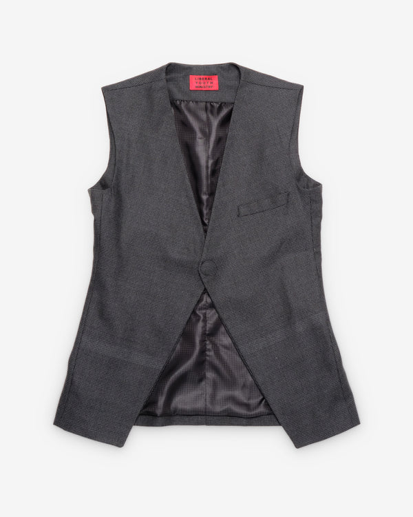 Liberal Youth Ministry - Men's School Vest - (Dark Gray)
