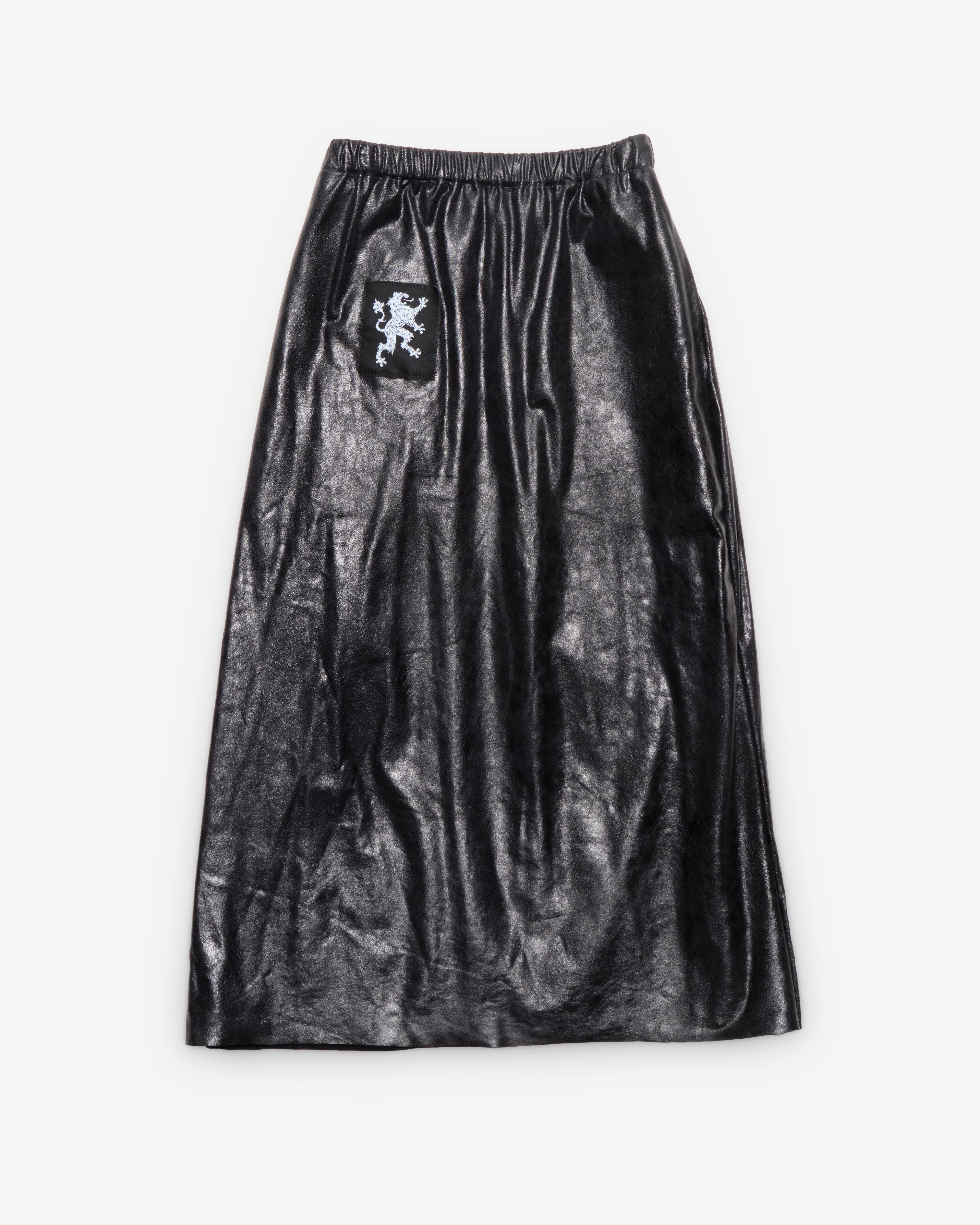 【激レア】Sirito black mitis porcus leather Liberal Youth Ministry: Men's Darko Long Leather Skirt (Black