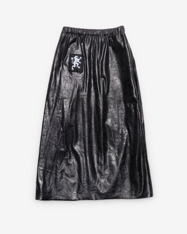 Liberal Youth Ministry - Men's Darko Long Leather Skirt - (Black)