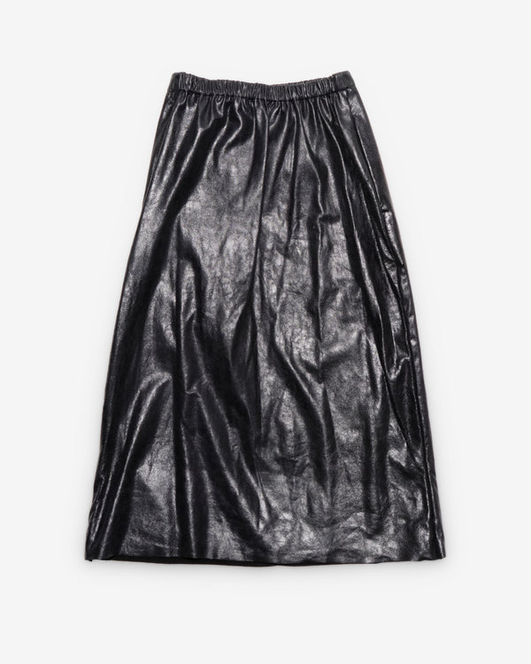 Liberal Youth Ministry - Men's Darko Long Leather Skirt - (Black)