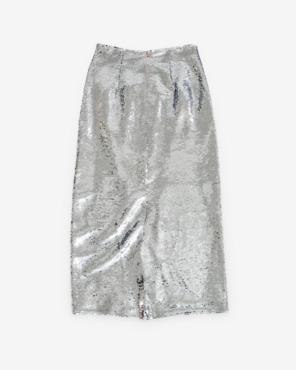 Simone Rocha - Women's Column Pencil Skirt - (Silver)