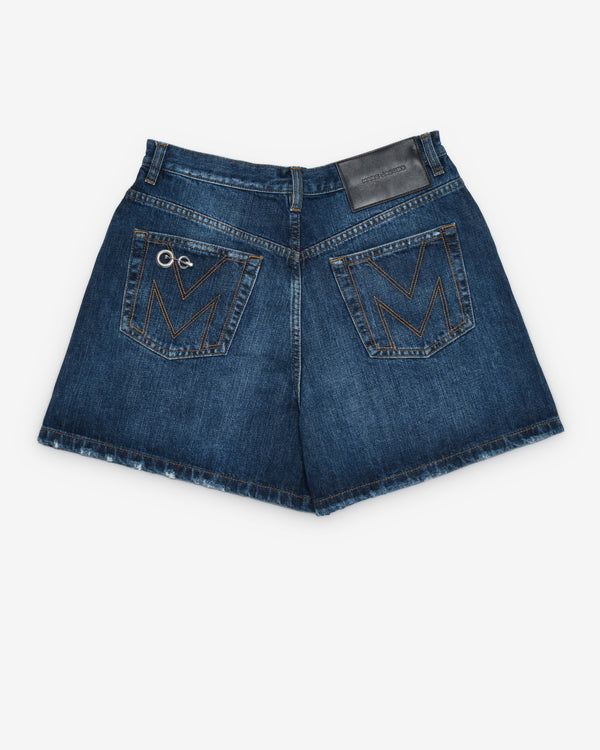 Marc Jacobs - Women's Grommet Denim Shorts - (Medium Wash)