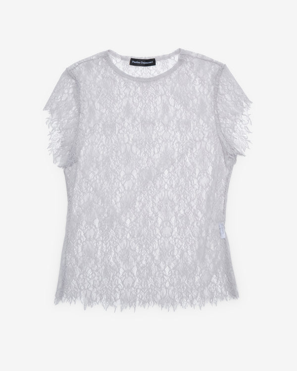 Pauline Dujancourt - Women's Seagull Lace Top - (Grey)