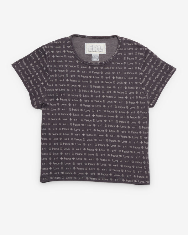 ERL - Men's Jacquard Baby Tee - (Brown)