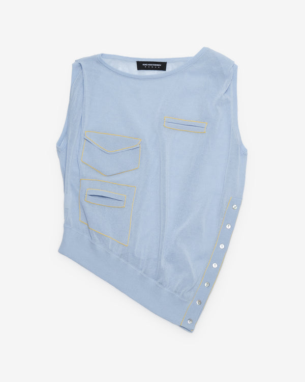 Kiko Kostadinov - Women's Kreiner Knit Top - (Cloud Blue)