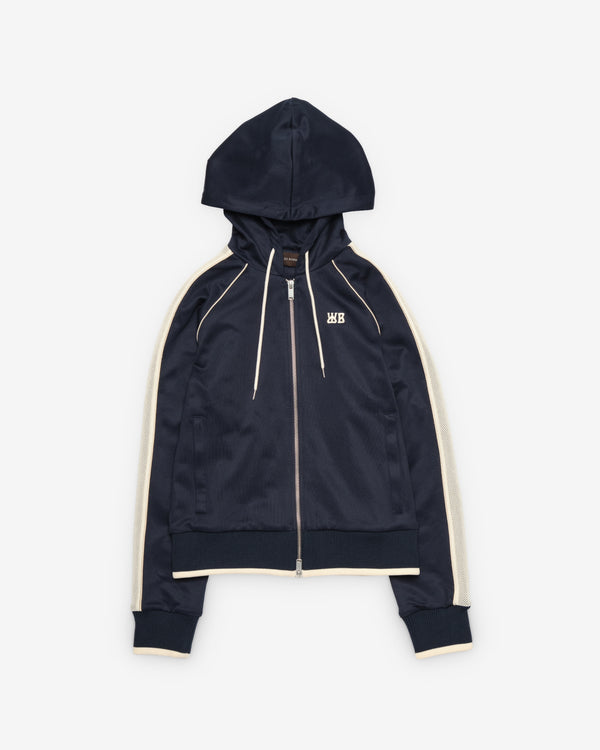 Wales Bonner - Women's Anthem Hoodie - (Navy/Ivory)