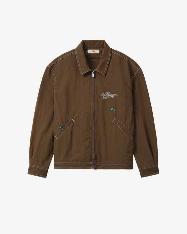 Cherry Los Angeles - Men's Nylon Running Jacket - (Brown)