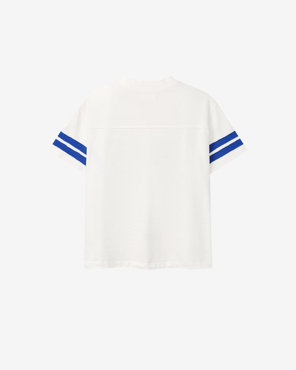 Cherry Los Angeles - Men's Appliqué Football Jersey - (Vintage White)