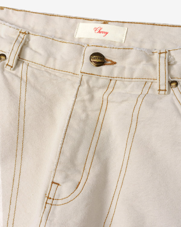 Cherry Los Angeles - Men's Denim Carpenter Pant - (Vintage White)