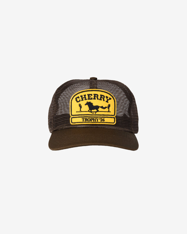 Cherry Los Angeles - Men's Mesh 5 Panel Trucker - (Brown)