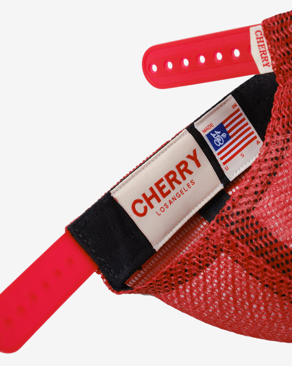 Cherry Los Angeles - Men's Mesh 5 Panel Trucker - (Red)